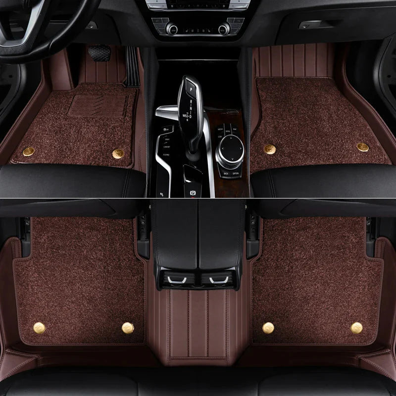 Custom Fit Leather And Carpet Floor Mats for Lincoln