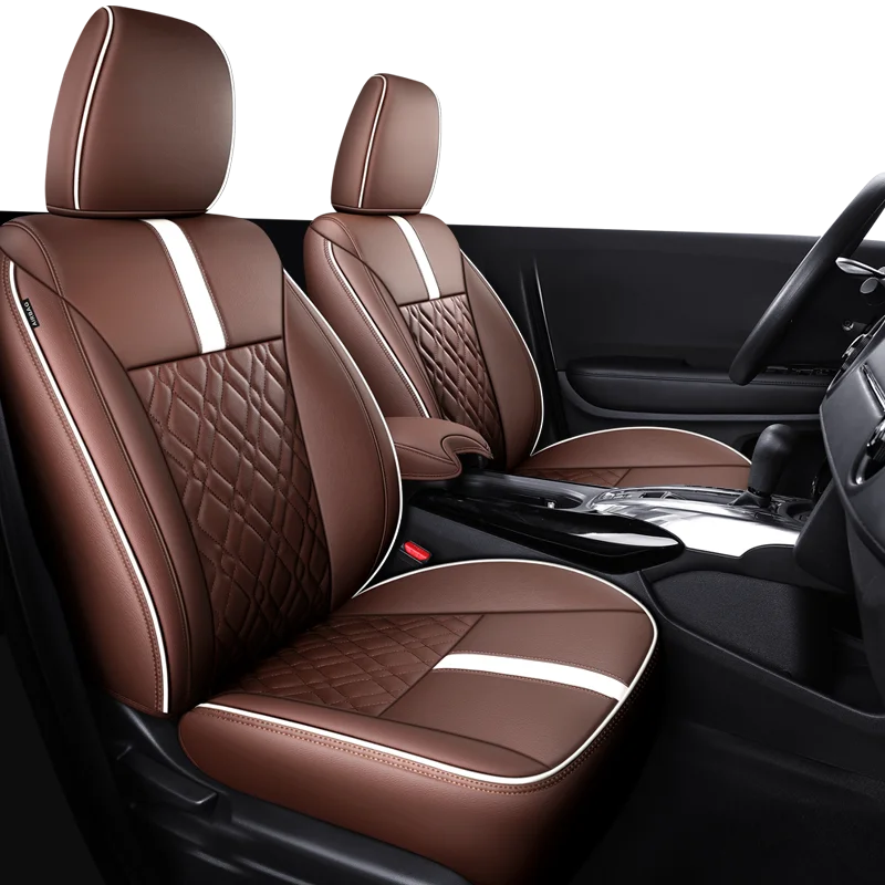 Custom Fit Leather Seat Covers Full Set for Honda HR-V