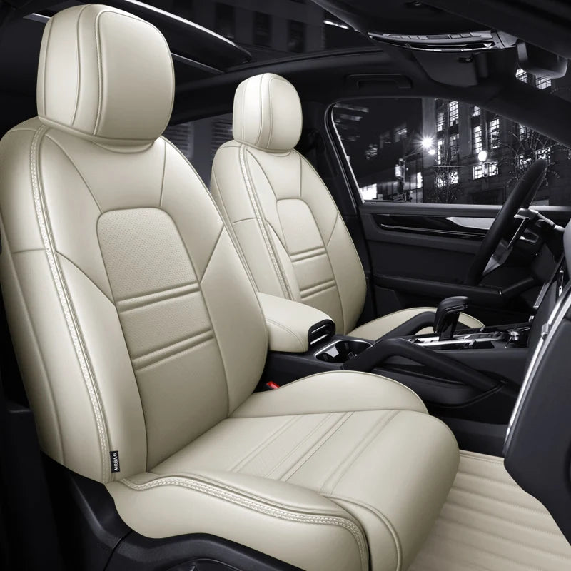 Custom Fit Leather Car Seat Covers for Porsche Panamera (2010-2016)