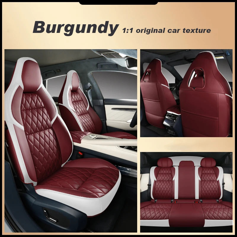 Custom Fit Leather Car Seat Covers for Zeekr 001