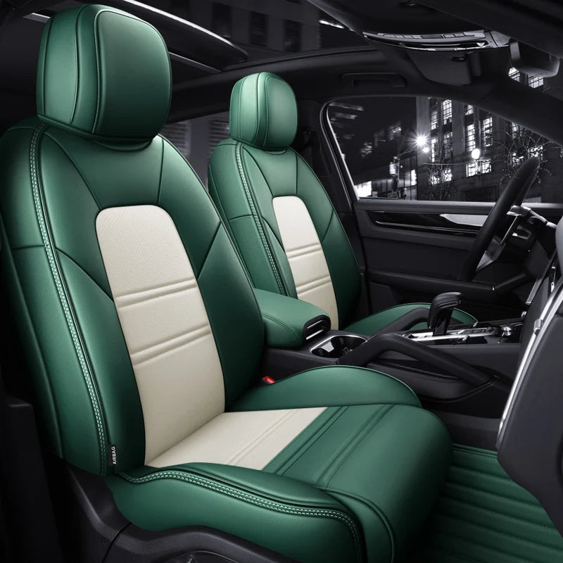 Custom Fit Leather Car Seat Covers for Porsche Panamera (2010-2016)