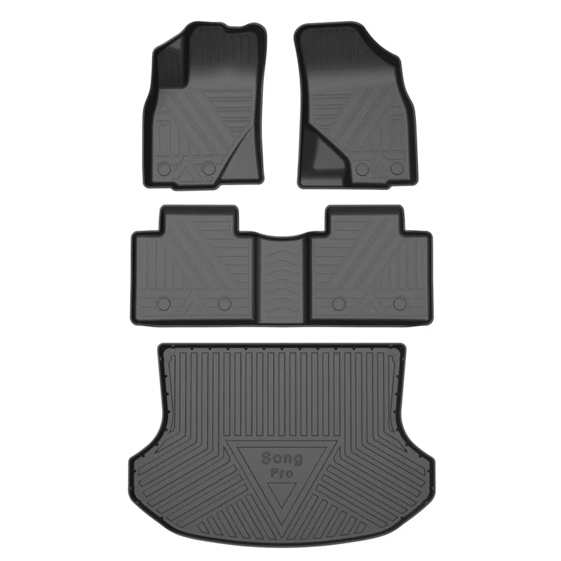 Custom Fit TPE Floor Mats for BYD 5-Seater Models (Left-Hand Drive)
