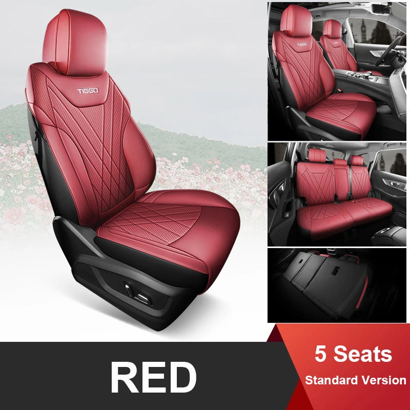 Custom Fit Leather Car Seat Covers for Chery Tiggo 8 Pro