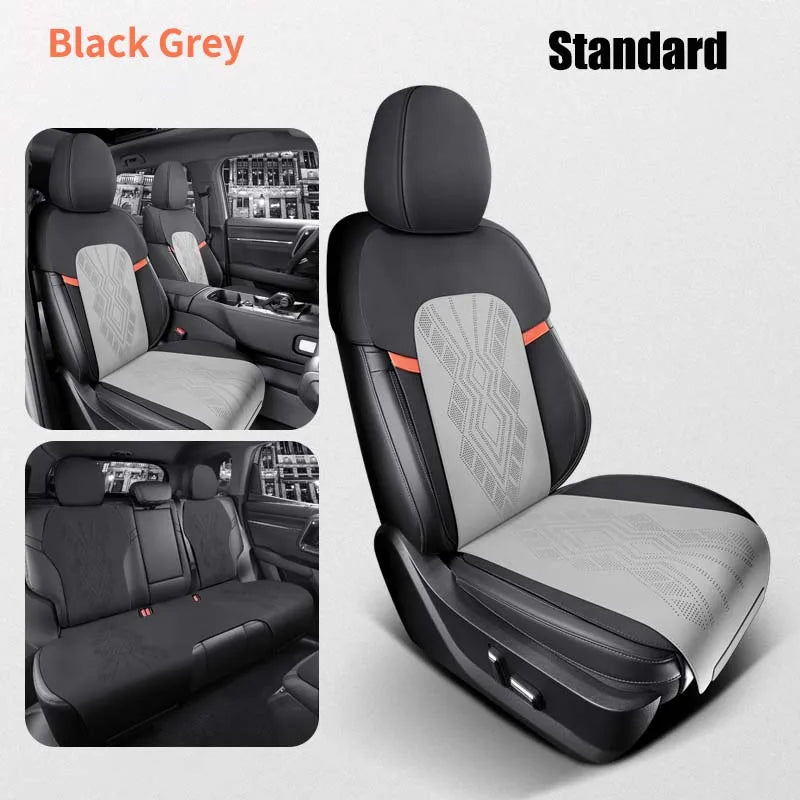 Custom Fit Half-Cover Suede Car Seat Covers for Haval Dargo
