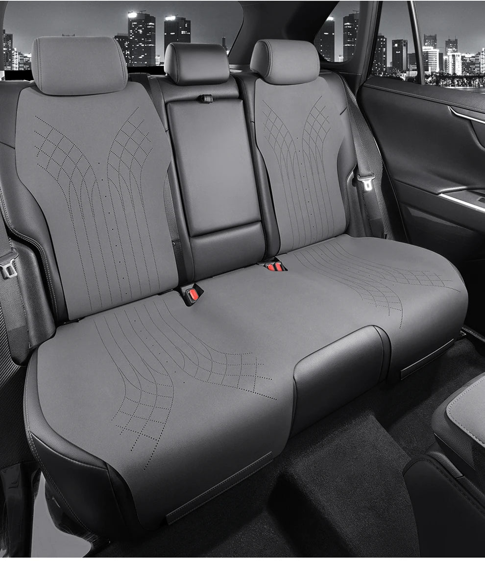 Custom Fit Half-Cover Suede Car Seat Covers for Toyota C-HR (2019–2023)