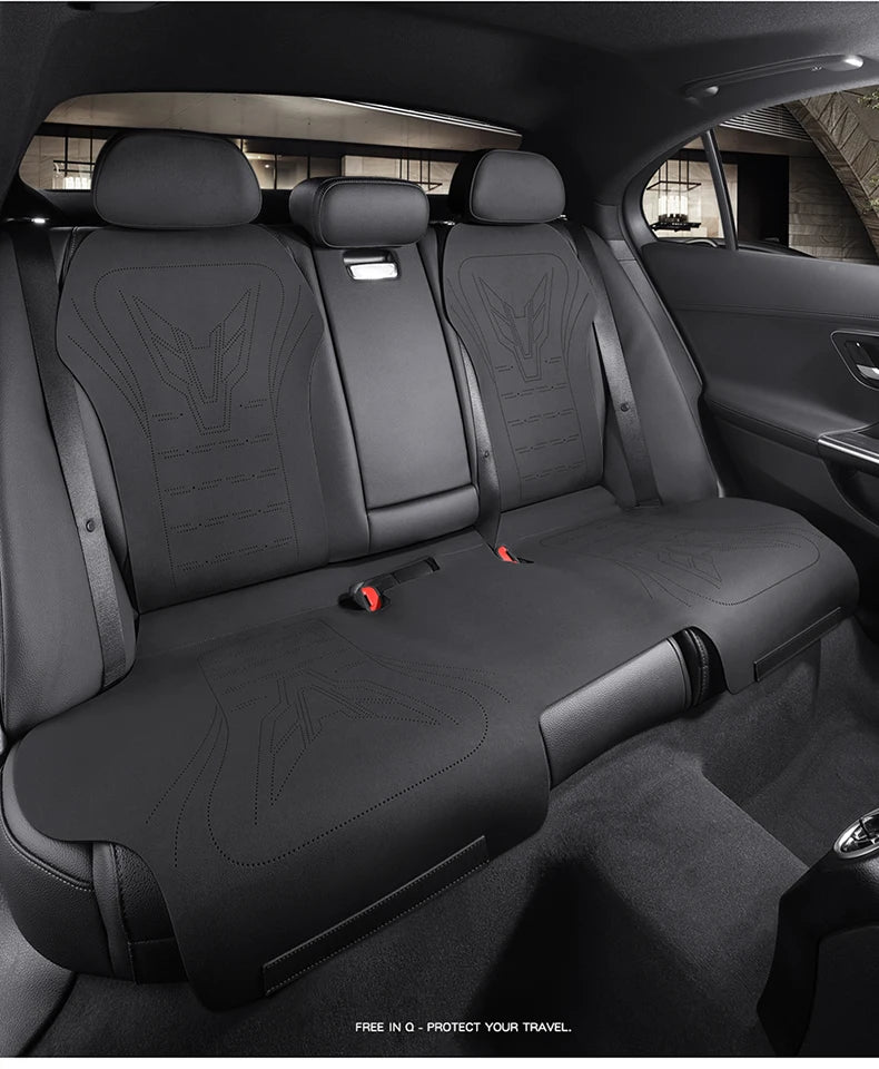 Custom Fit Half‑Cover Suede Car Seat Cushion Pads for Mercedes‑Benz GLC
