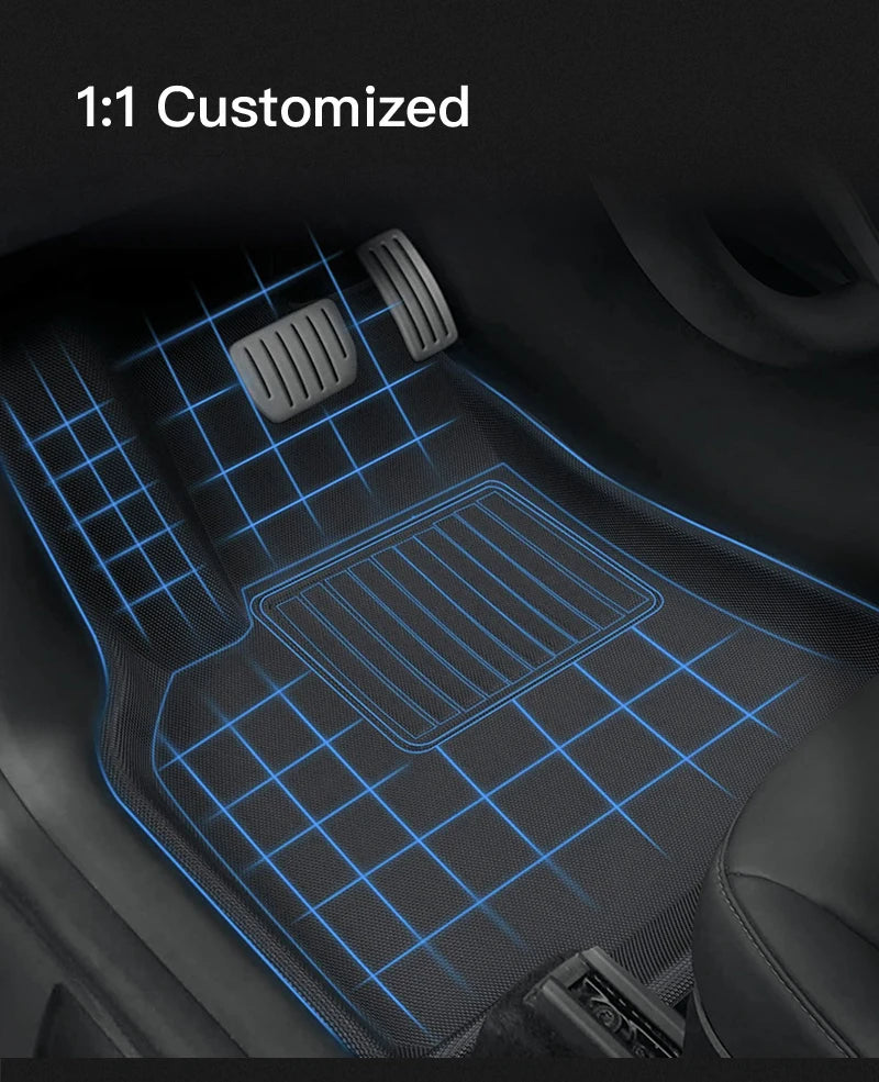 Custom XPE Floor Mats for BYD Seal (2023–2024, Right-Hand Drive)