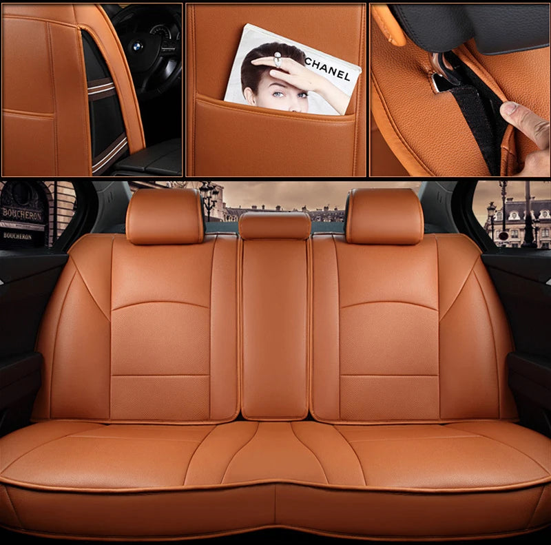 Custom Fit Leather Car Seat Covers for Chevrolet Colorado (2015–2022)