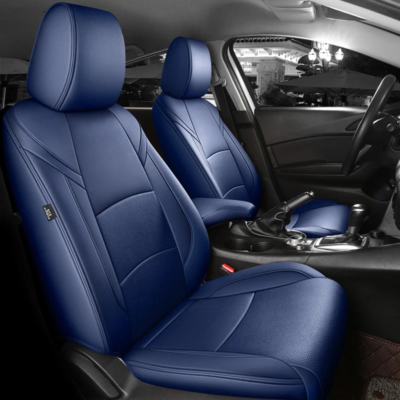 Custom Fit Leather Car Seat Covers for Mazda 3