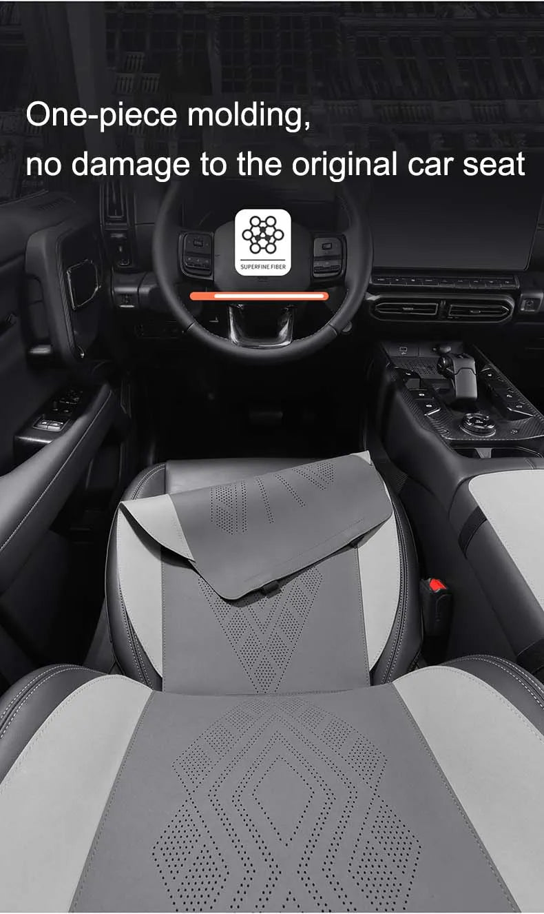 Custom Fit Half-Cover Suede Car Seat Covers for Haval Dargo