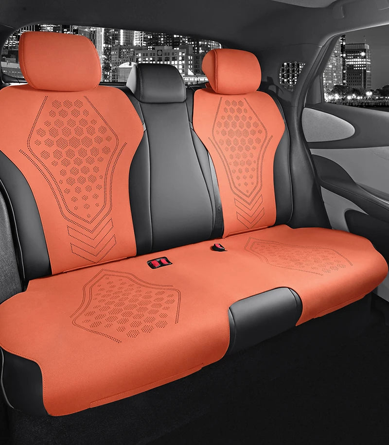 Custom Half-Cover Suede Seat Cushion Pads for BYD Dolphin