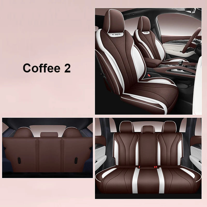 Custom Fit Leather Car Seat Covers for Geely Xingyue L