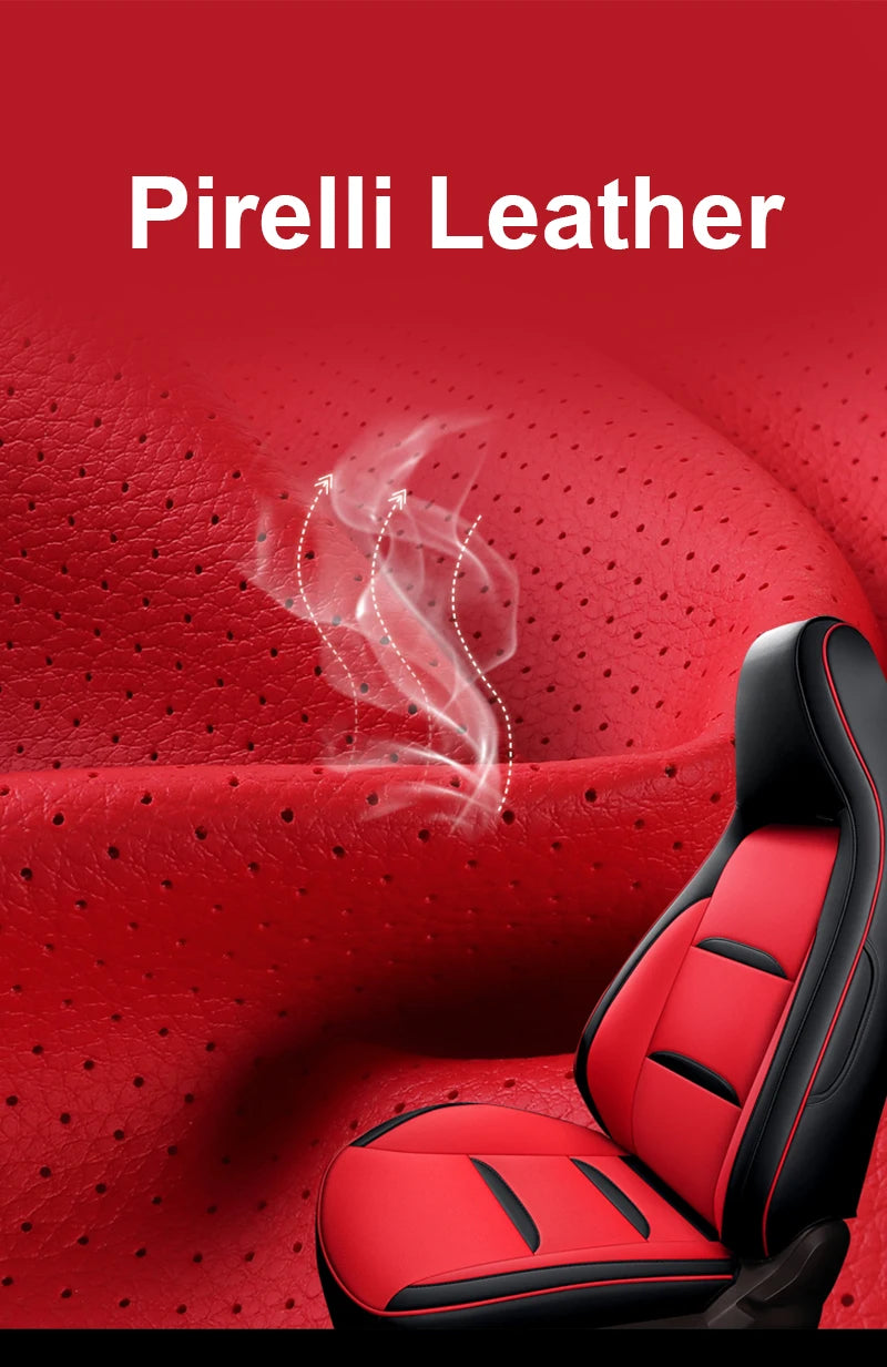 Custom Fit Leather Car Seat Covers for FAW Bestune T77 Pro (2019–2023)