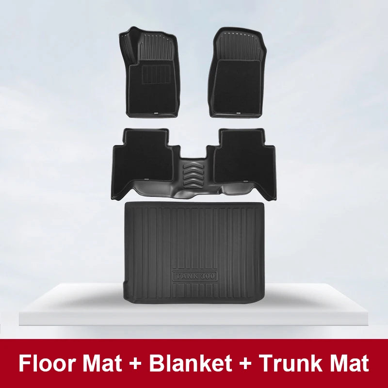 Custom Fit TPE Floor Mats for Tank 300 (2021–2023)