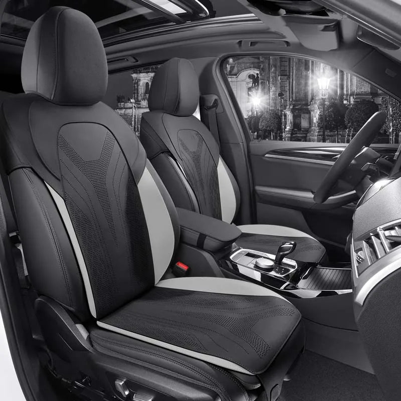 Custom Half-Cover Suede Seat Cushion Pads for BMW X3