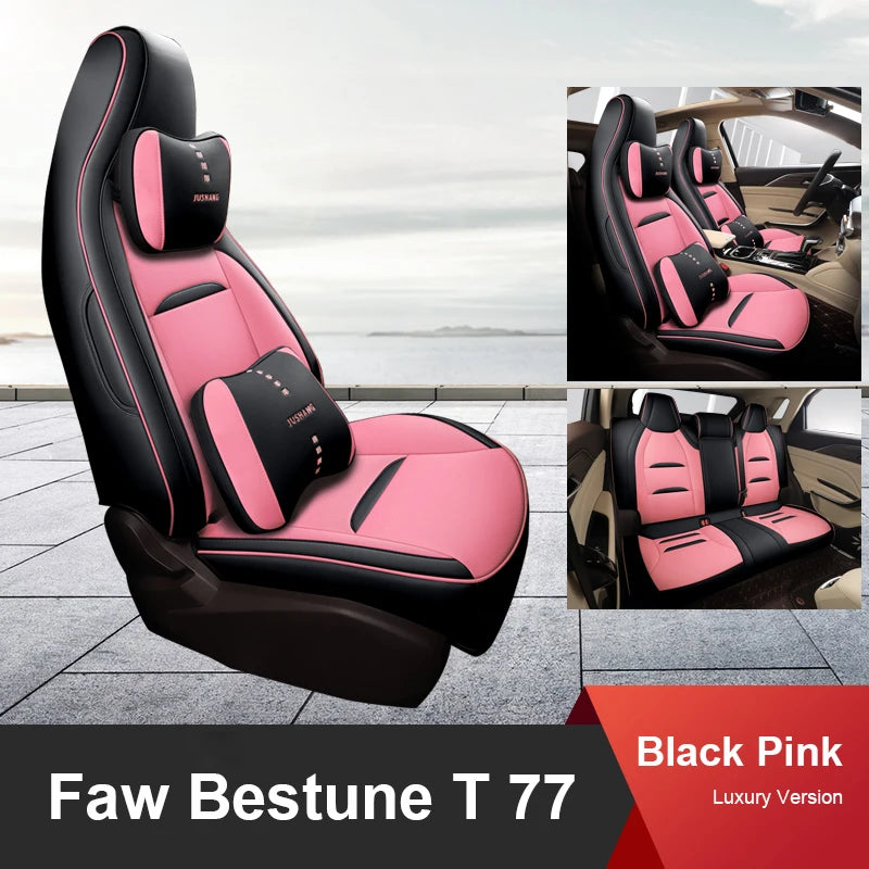 Custom Fit Leather Car Seat Covers for FAW Bestune T77 Pro (2019–2023)