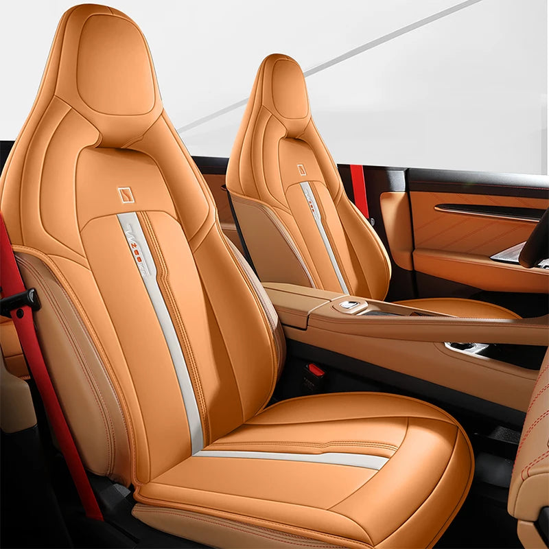 Custom Fit Artificial Leather Car Seat Covers for Zeekr 001 (Half Cover Set)