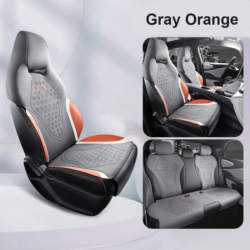 Custom Half-Cover Suede Seat Cushion Pads for BYD Dolphin