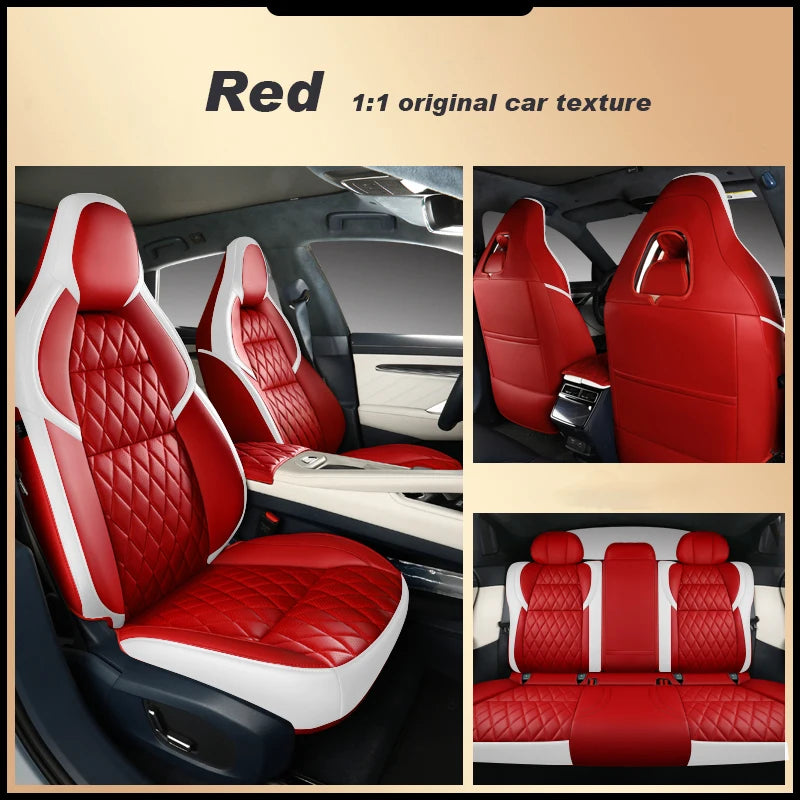 Custom Fit Leather Car Seat Covers for Zeekr 001