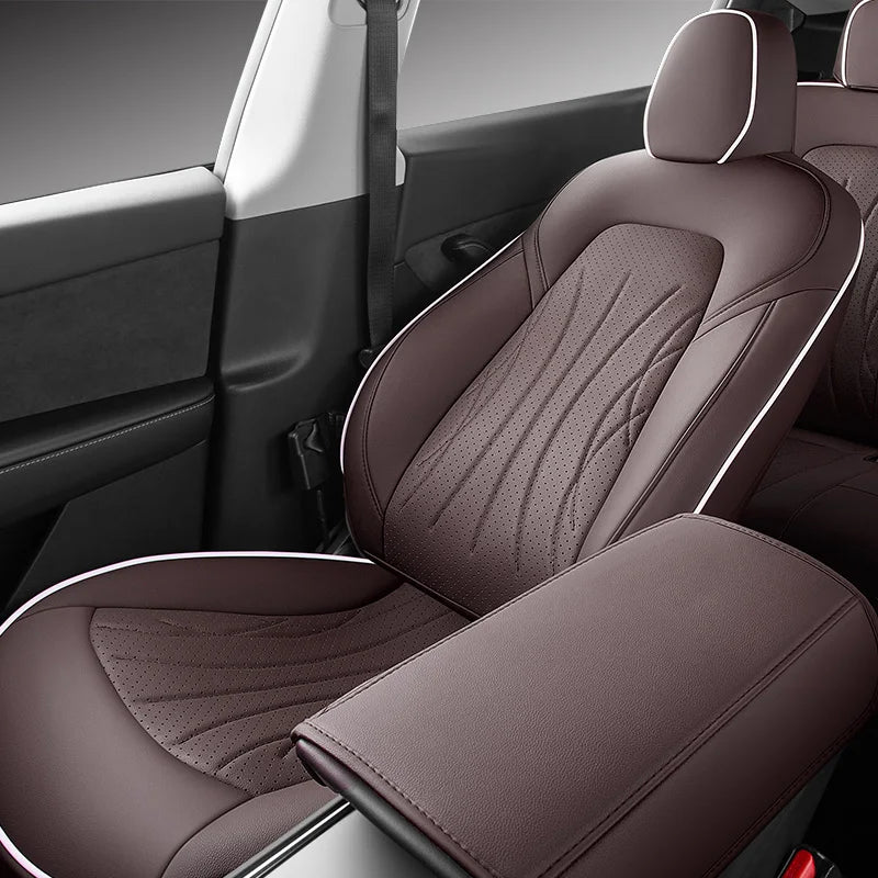 Custom Ventilated Cooling Seat Cushion with 10 Fans for Tesla Model 3 - Full Surround