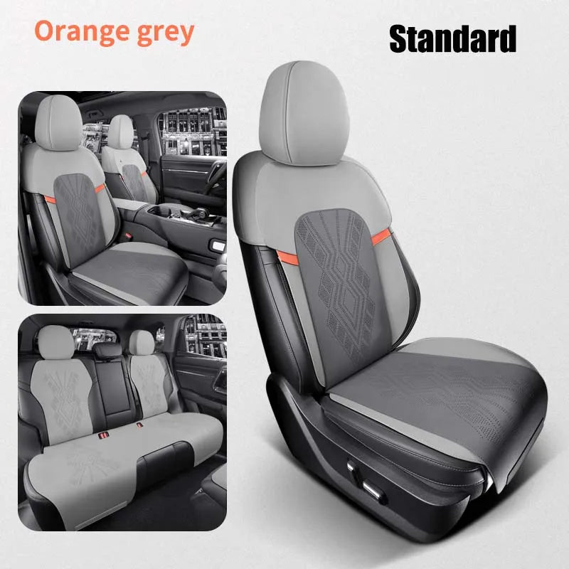 Custom Fit Half-Cover Suede Car Seat Covers for Haval Dargo