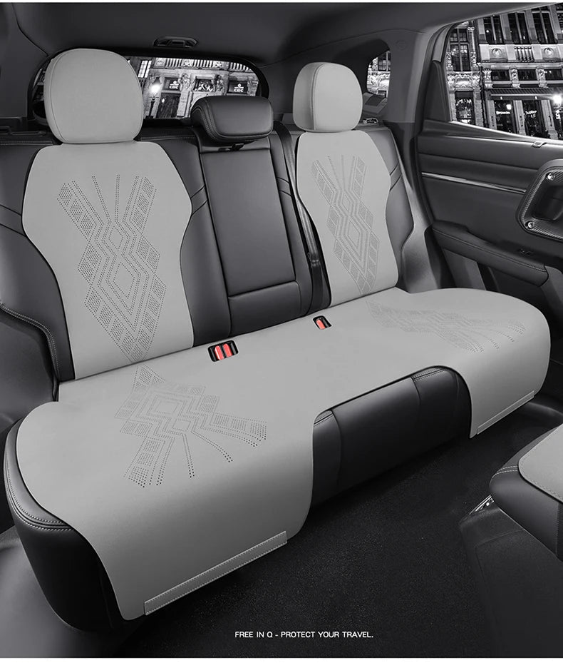 Custom Fit Half-Cover Suede Car Seat Covers for Haval Dargo