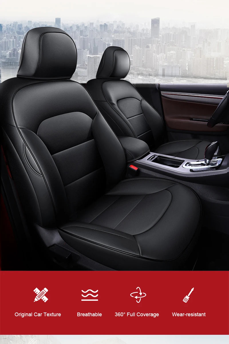 Custom Fit Leather Car Seat Covers for Geely Emgrand GS