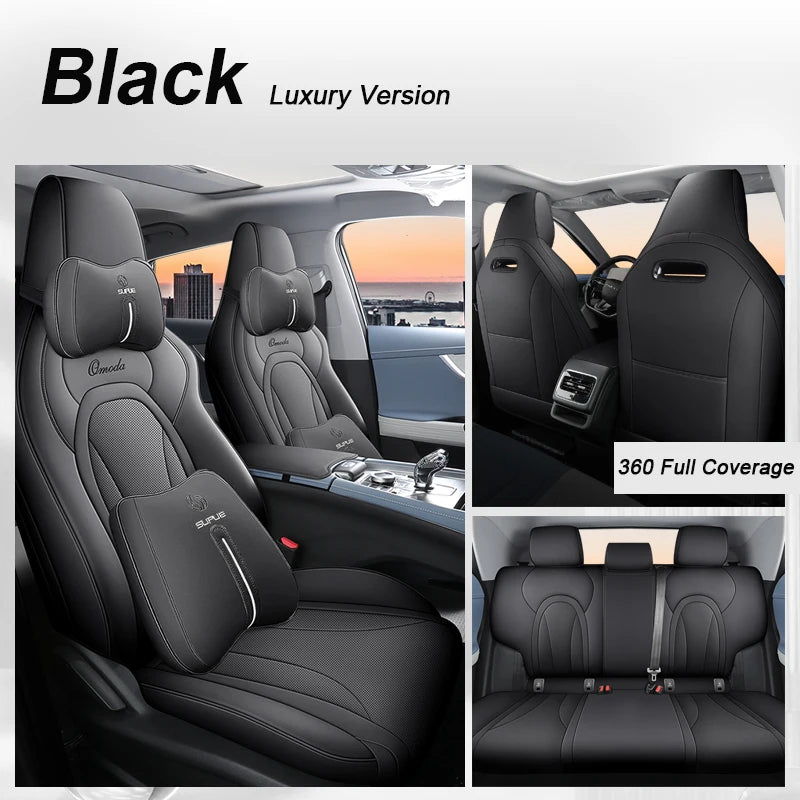 Custom Fit Leather Car Seat Covers for Chery Omoda 05
