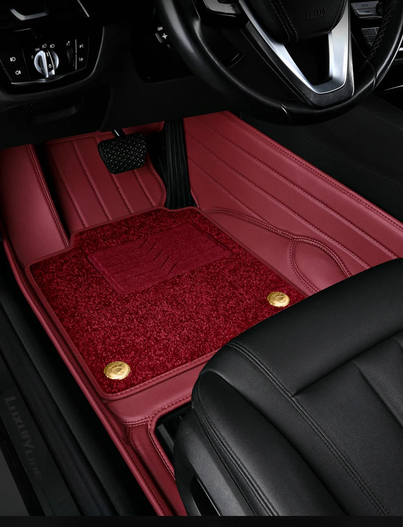 Custom Fit Leather Car Floor Mats for Tank 300