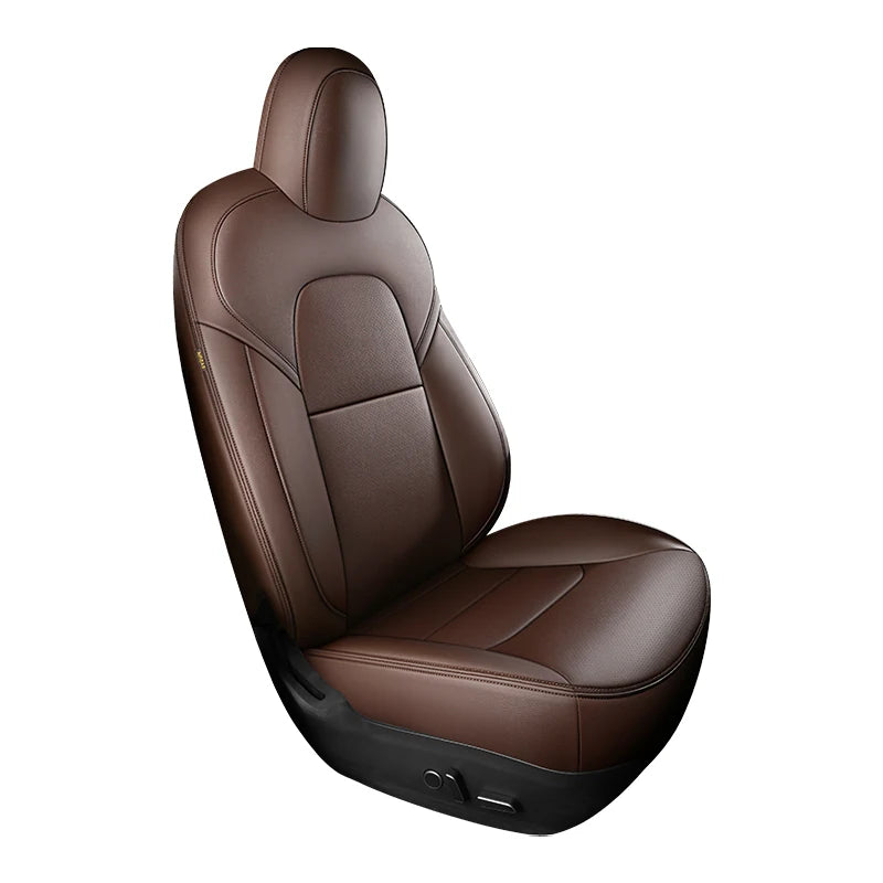 Custom Fit Leather Car Seat Covers for Tesla Model Y