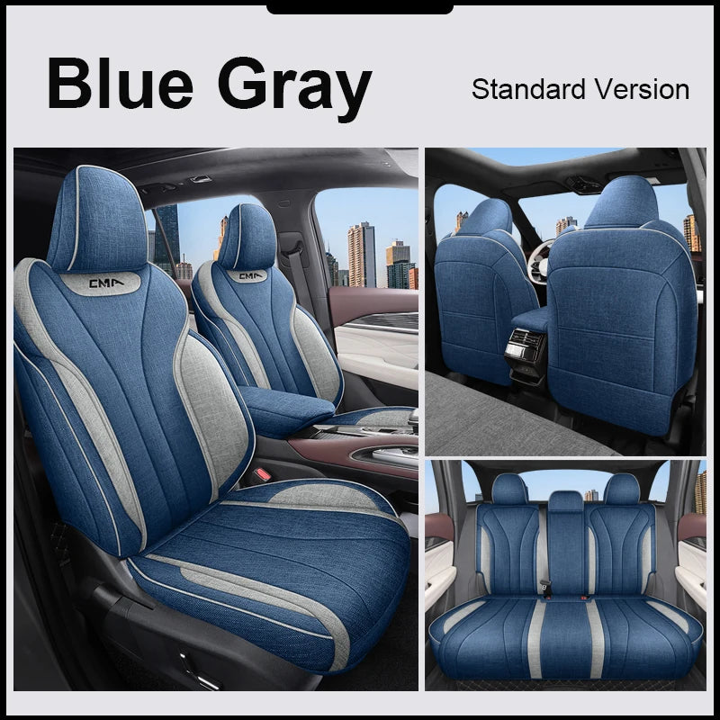 Custom Flax Car Seat Covers for Geely Xingyue L