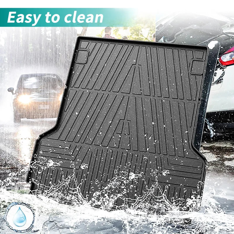 Custom Fit Truck Bed Floor Mat TPE Floor Liner for Chevrolet Silverado 2500 (2019–2023)