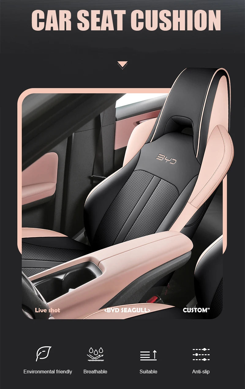 Custom Fit Leather Car Seat Covers for BYD Seagull