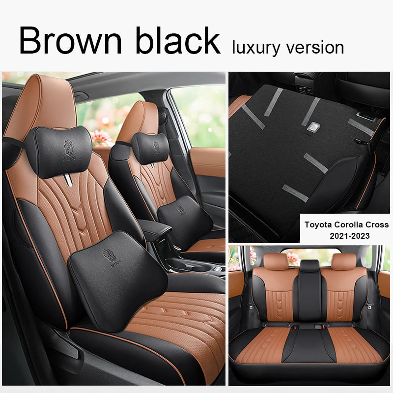 Custom Fit Leather Car Seat Covers for Toyota Corolla Cross