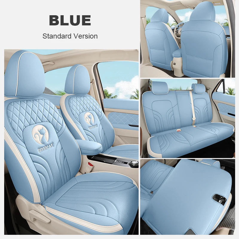 Custom Fit Leather Car Seat Covers for GWM Ora 03