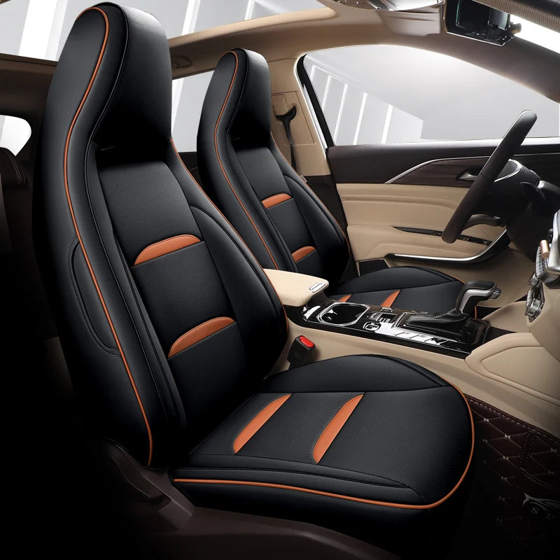 Custom Fit Leather Car Seat Covers for FAW Bestune T77 Pro (2019–2023)