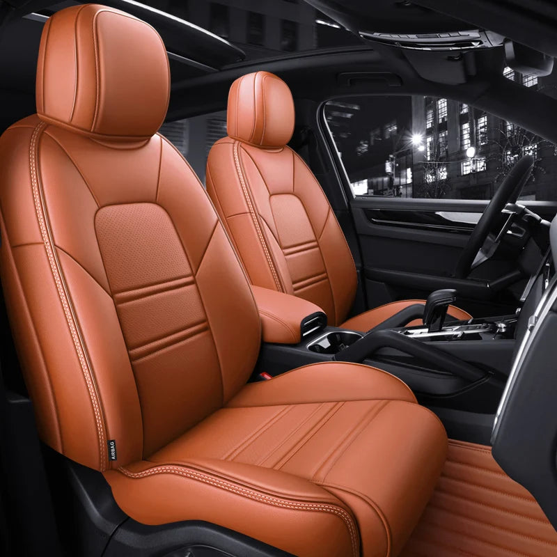 Custom Fit Leather Car Seat Covers for Porsche Cayenne