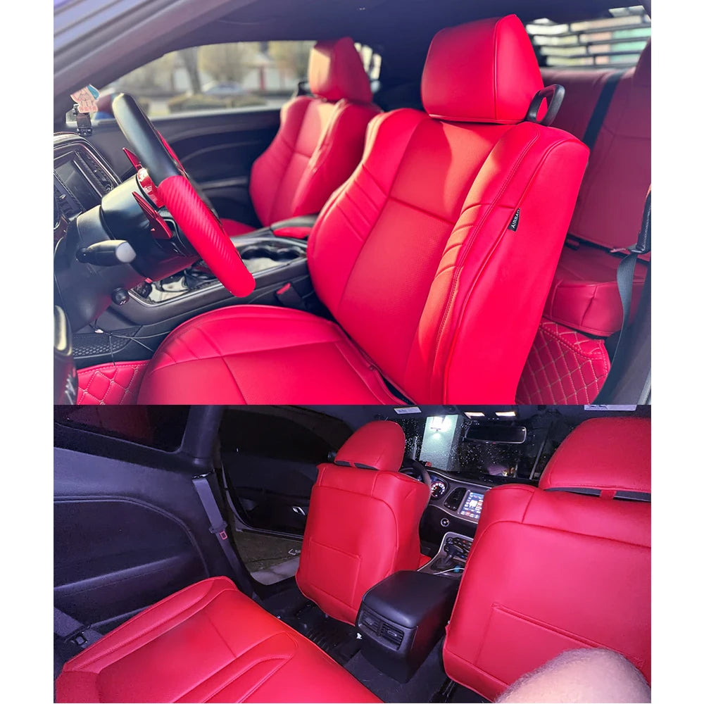 Custom Fit Dodge Challenger Seat Covers 2008-2024 Sport Leather