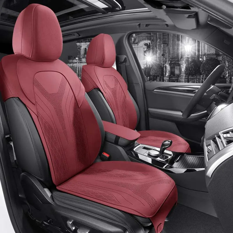 Custom Half-Cover Suede Seat Cushion Pads for BMW X3