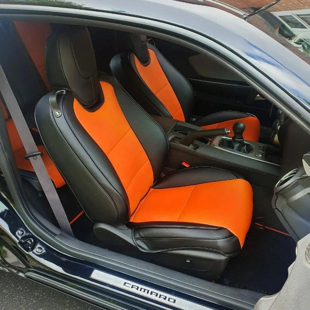 Custom Fit Leather Seat Covers for Chevrolet Camaro