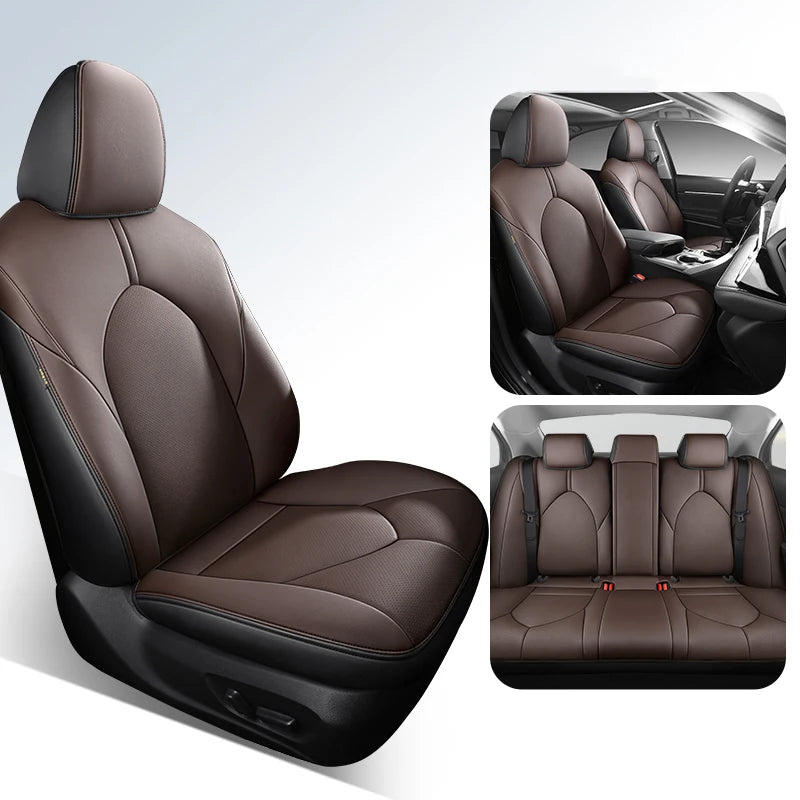 Custom Fit Leather Car Seat Covers for Toyota Camry