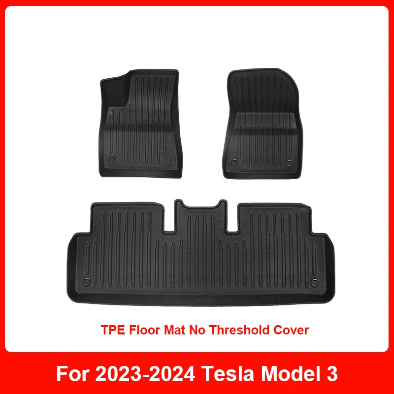 Custom TPE Floor Mats for Tesla Model 3