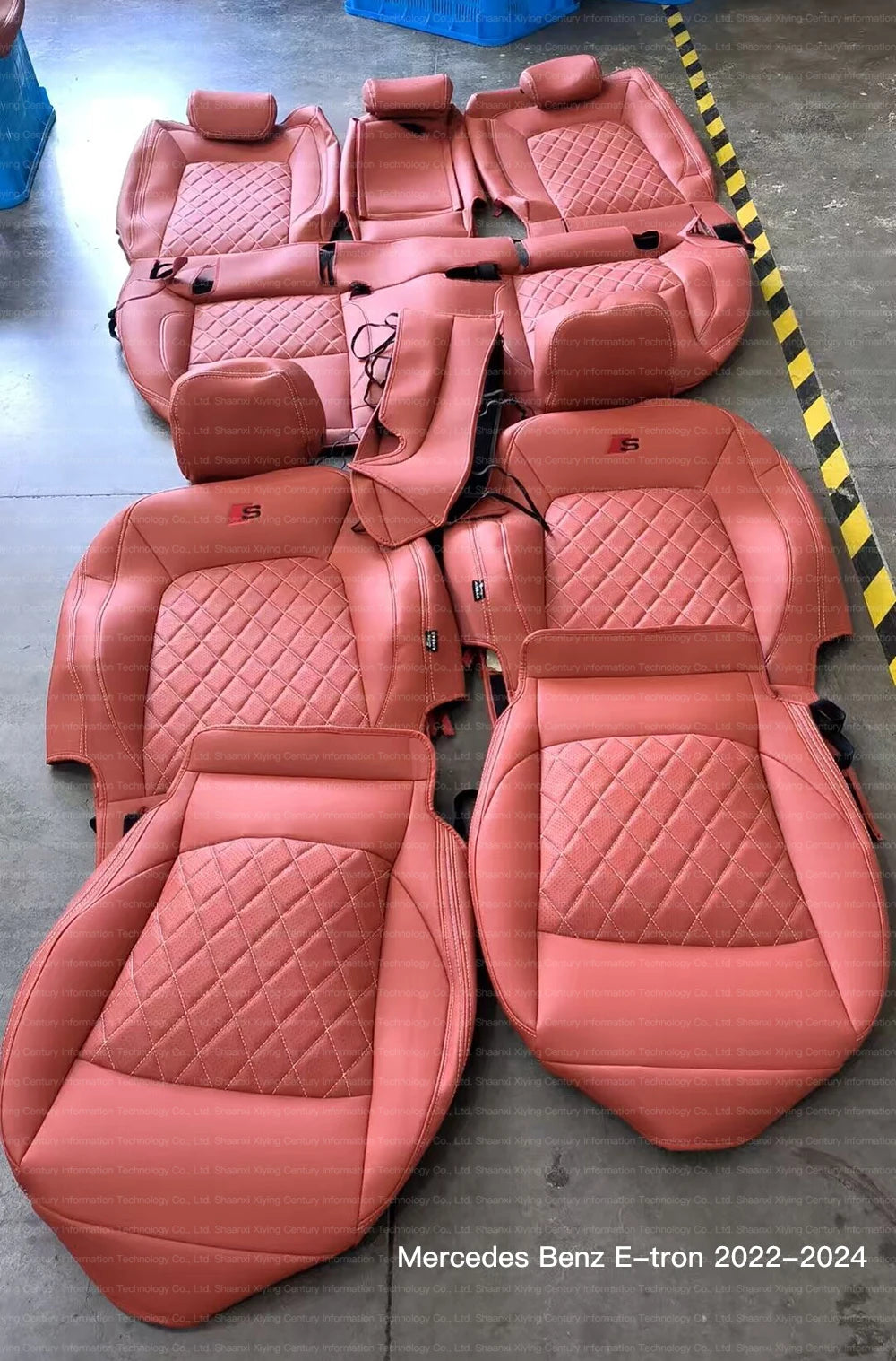 Custom Fit Leather Car Seat Covers for Mercedes-Benz C-Class W204