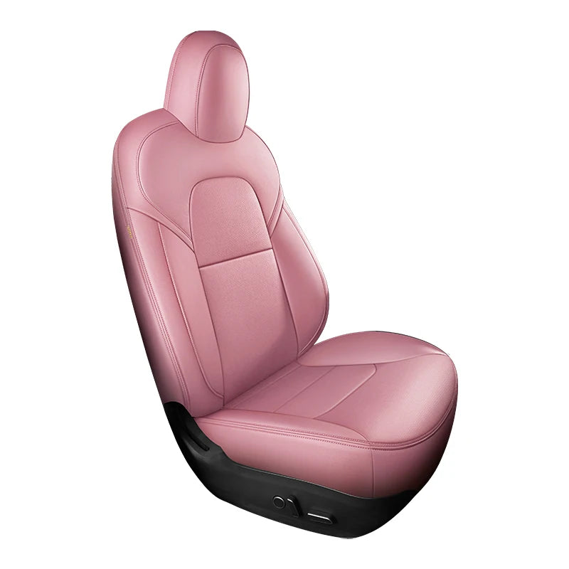 Custom Fit Leather Car Seat Covers for Tesla Model Y