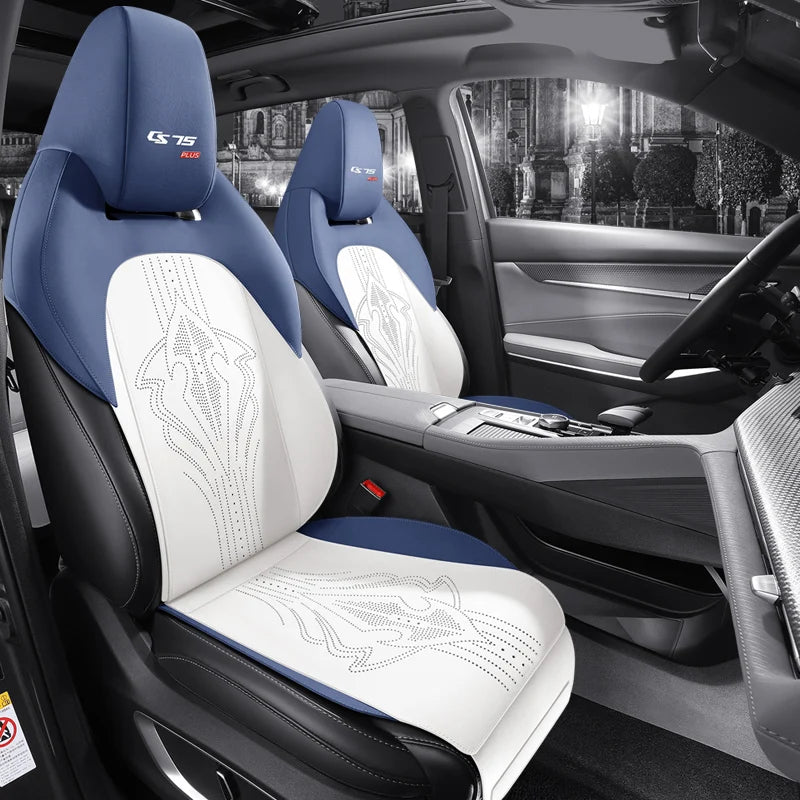 Custom Fit Half-Cover Suede Car Seat Covers for Changan CS75 PLUS