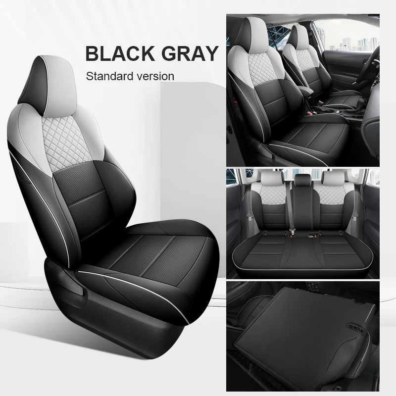 Custom Fit Leather Car Seat Covers for Toyota bZ4X