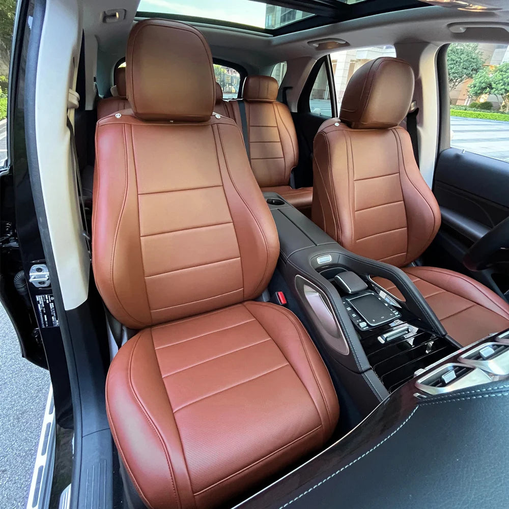Custom Fit Leather Car Seat Covers for Mercedes-Benz GLE 550e