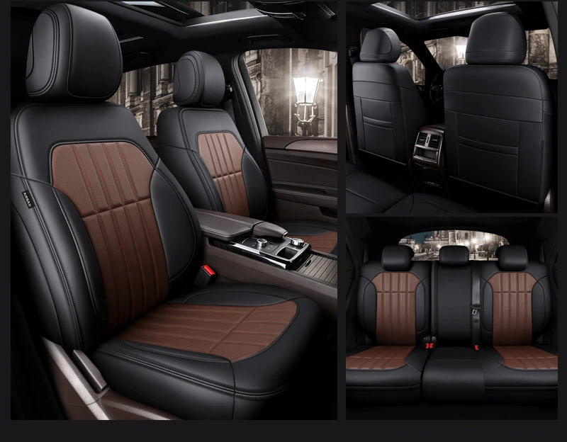 Custom Fit Leather Car Seat Covers for Mercedes-Benz W214