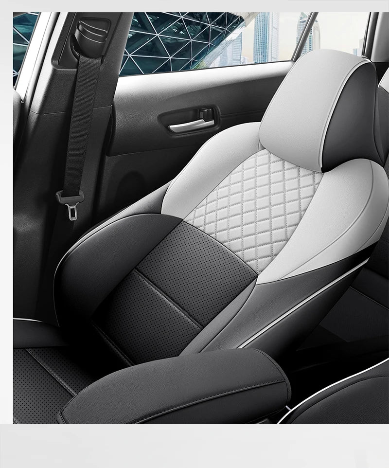Custom Fit Leather Car Seat Covers for Toyota bZ4X