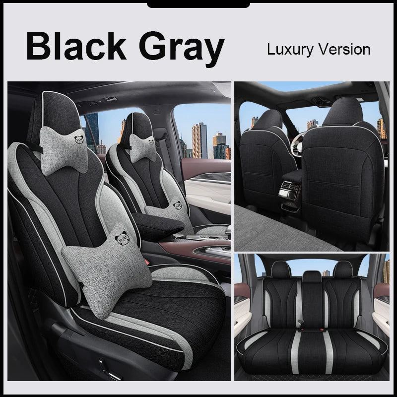 Custom Flax Car Seat Covers for Geely Xingyue L